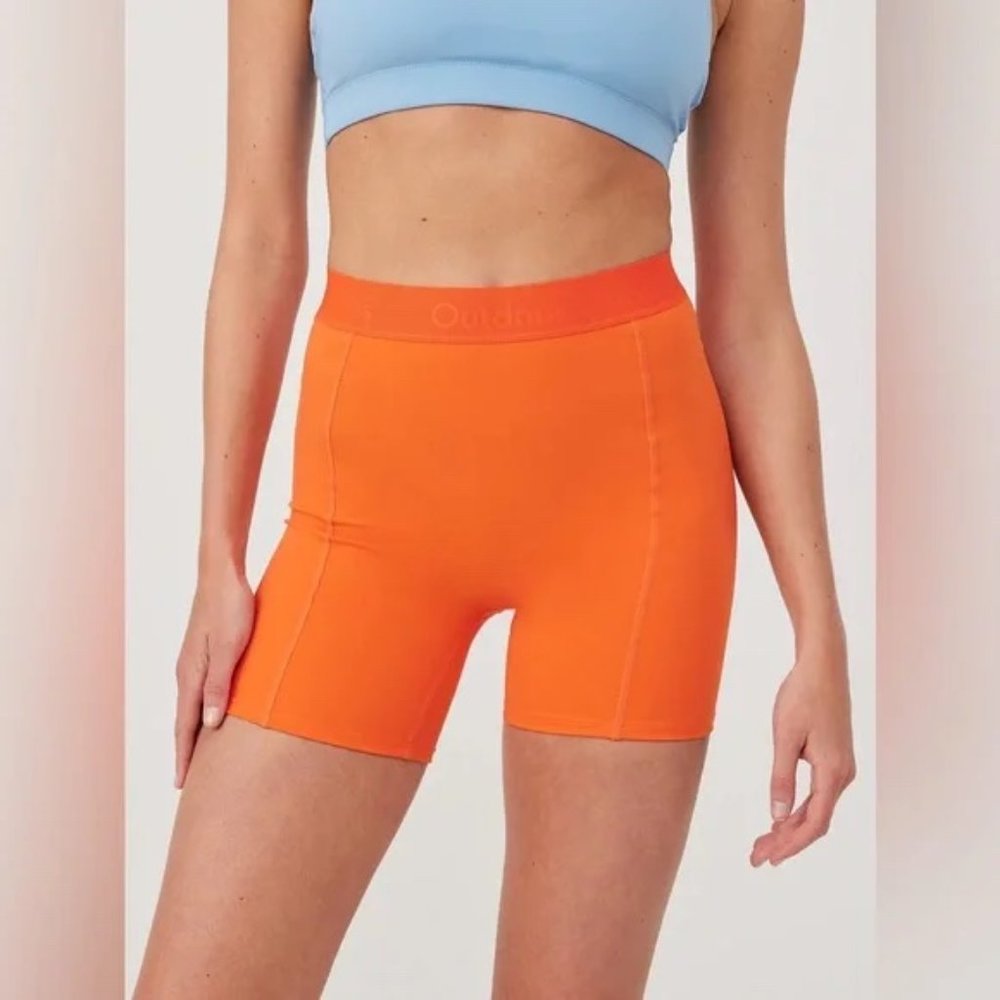 Outdoor‎ Voices XS Orange Sundance Super Form 5" Running Work Out Short
